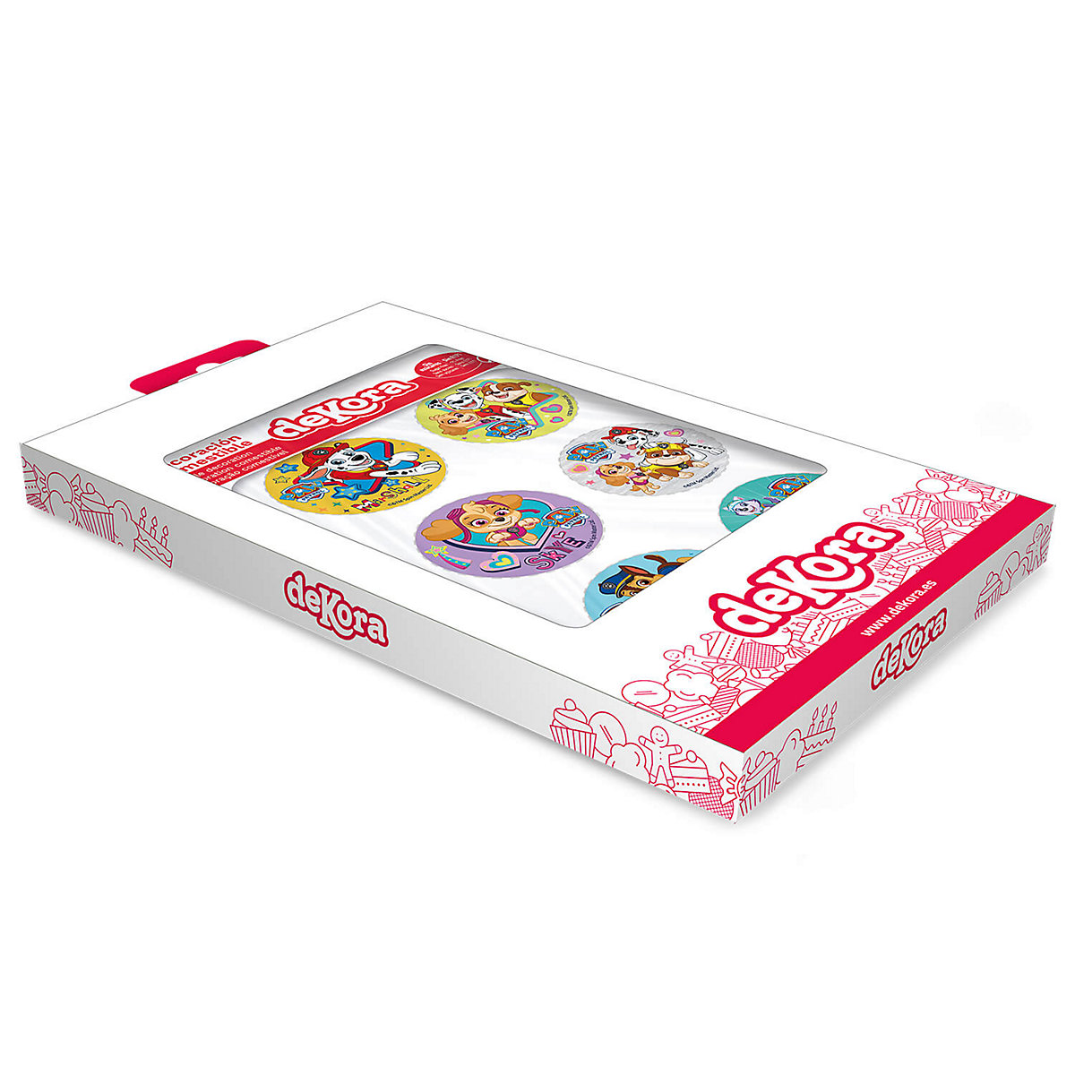 Essbare Muffinaufleger Paw Patrol, rund, 5.8cm