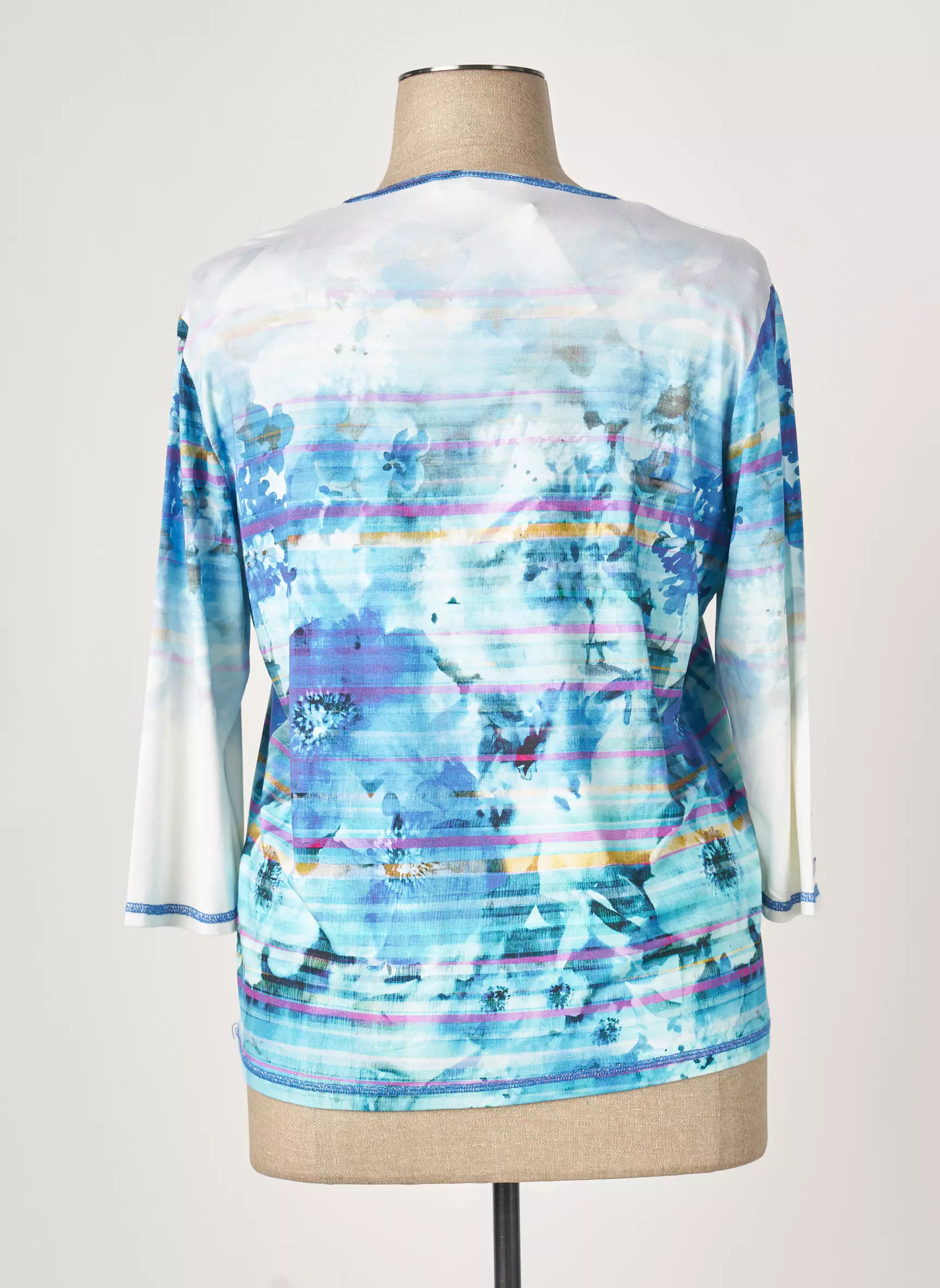 Saint Charles Tshirts Femme couleur bleu