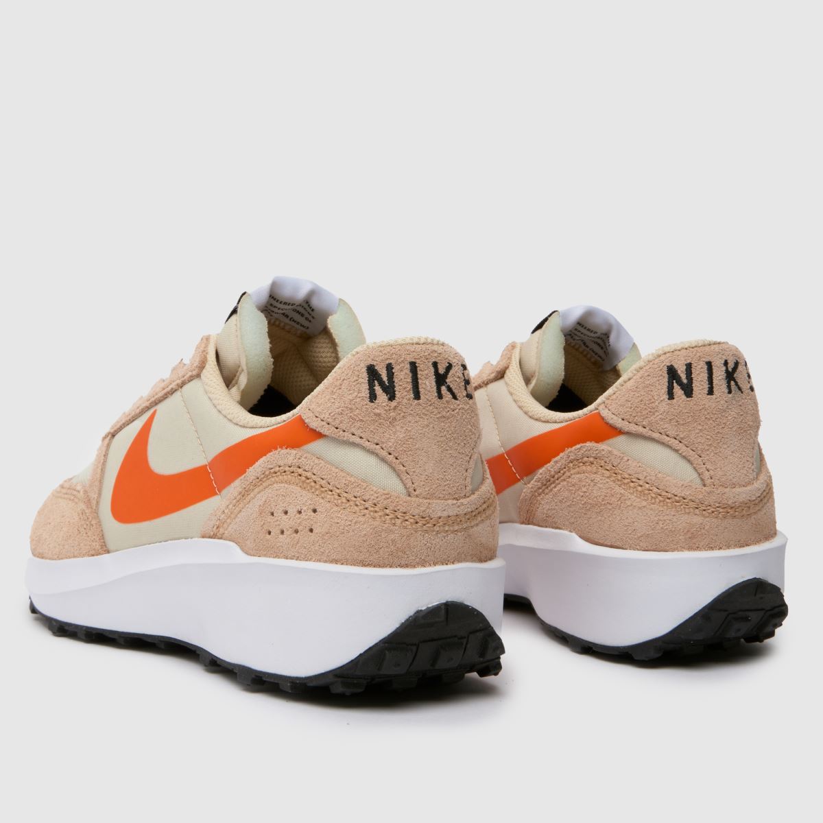 Nike – Våffeldebut – Beige flerfärgade sneakers