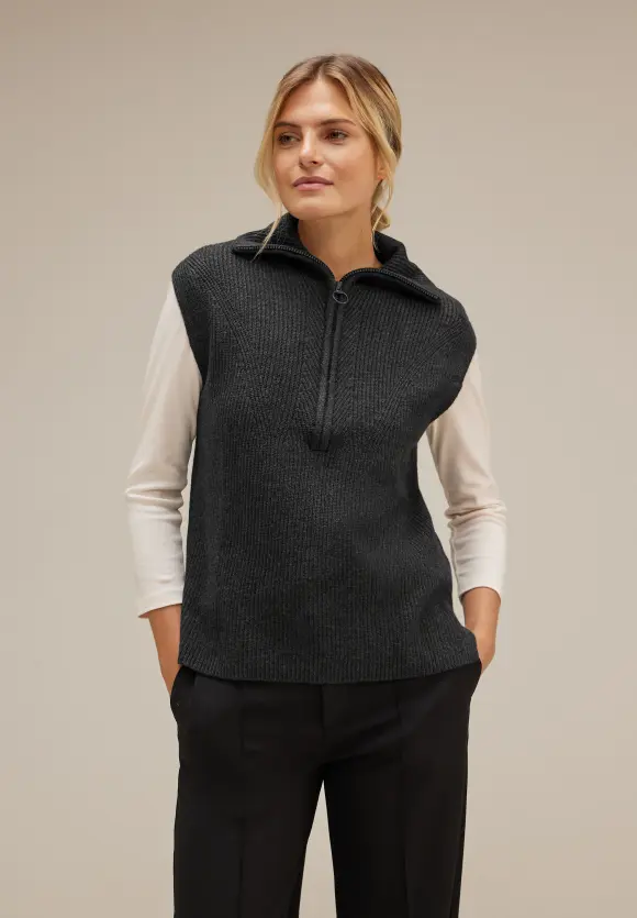 Street One Troyer Pullunder mit Zipper