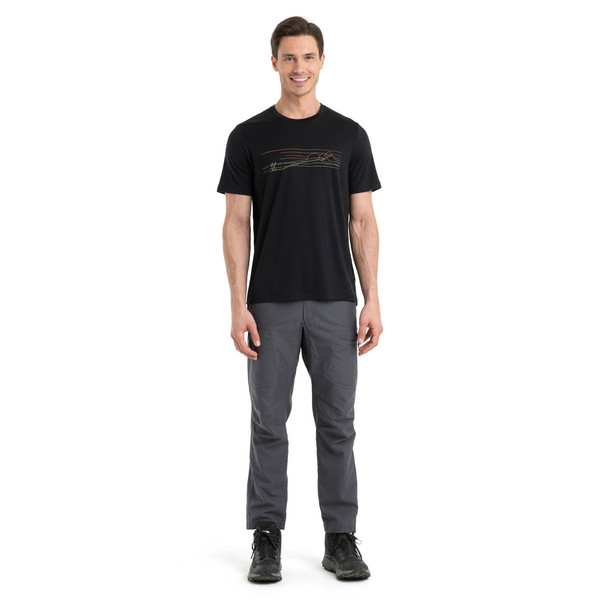 M TECH LITE II SS TEE SKI STRIPES Herren - Funktionsshirt