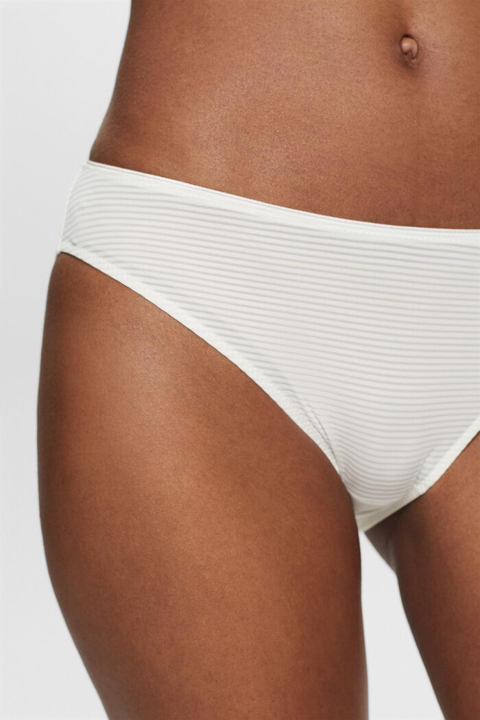 Gestreifter Slip aus Mikrofaser