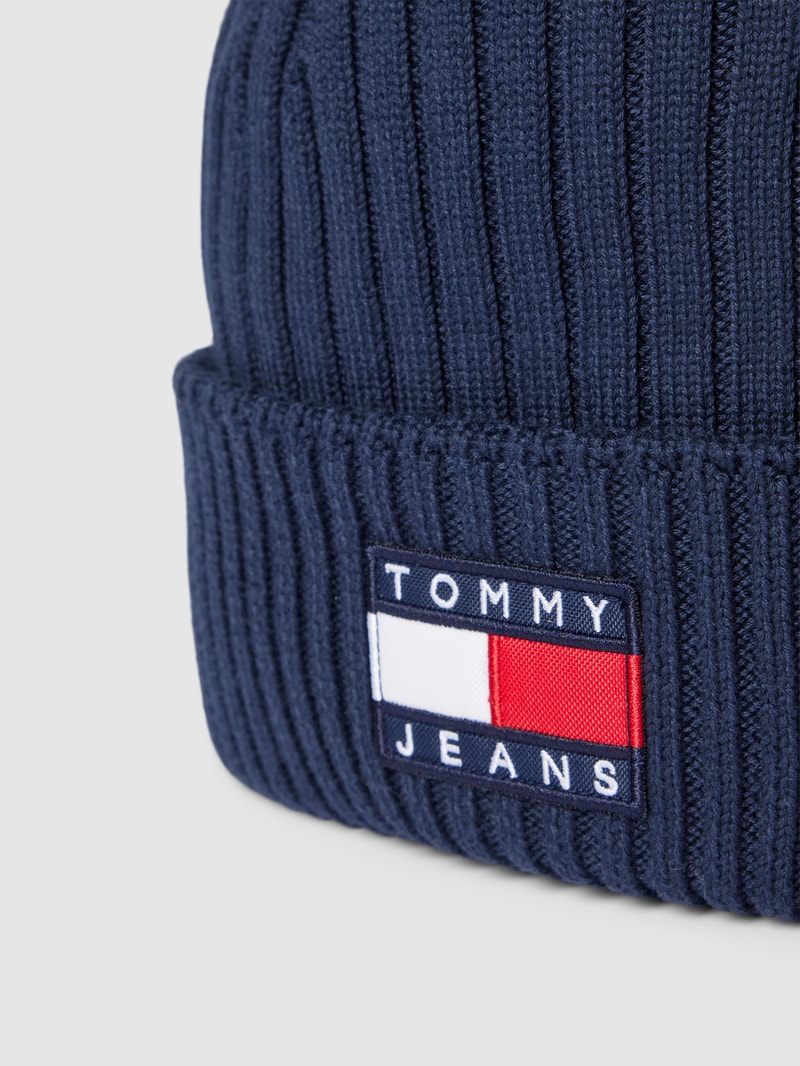 Beanie mit Label-Patch Modell 'HERITAGE ARCHIVE' in marineblau