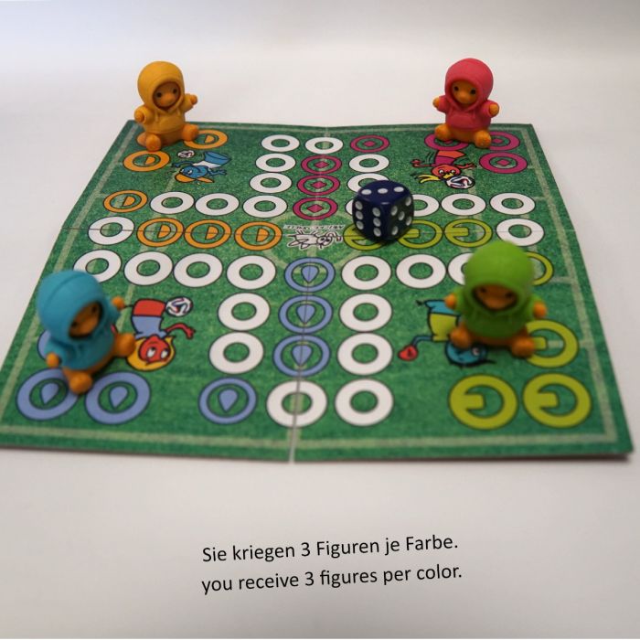 Pachisi Rausschmeisser-Spiel Version Bären