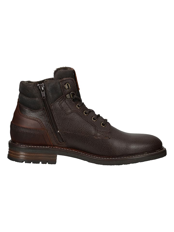 Bullboxer Leder-Boots in Braun günstig kaufen