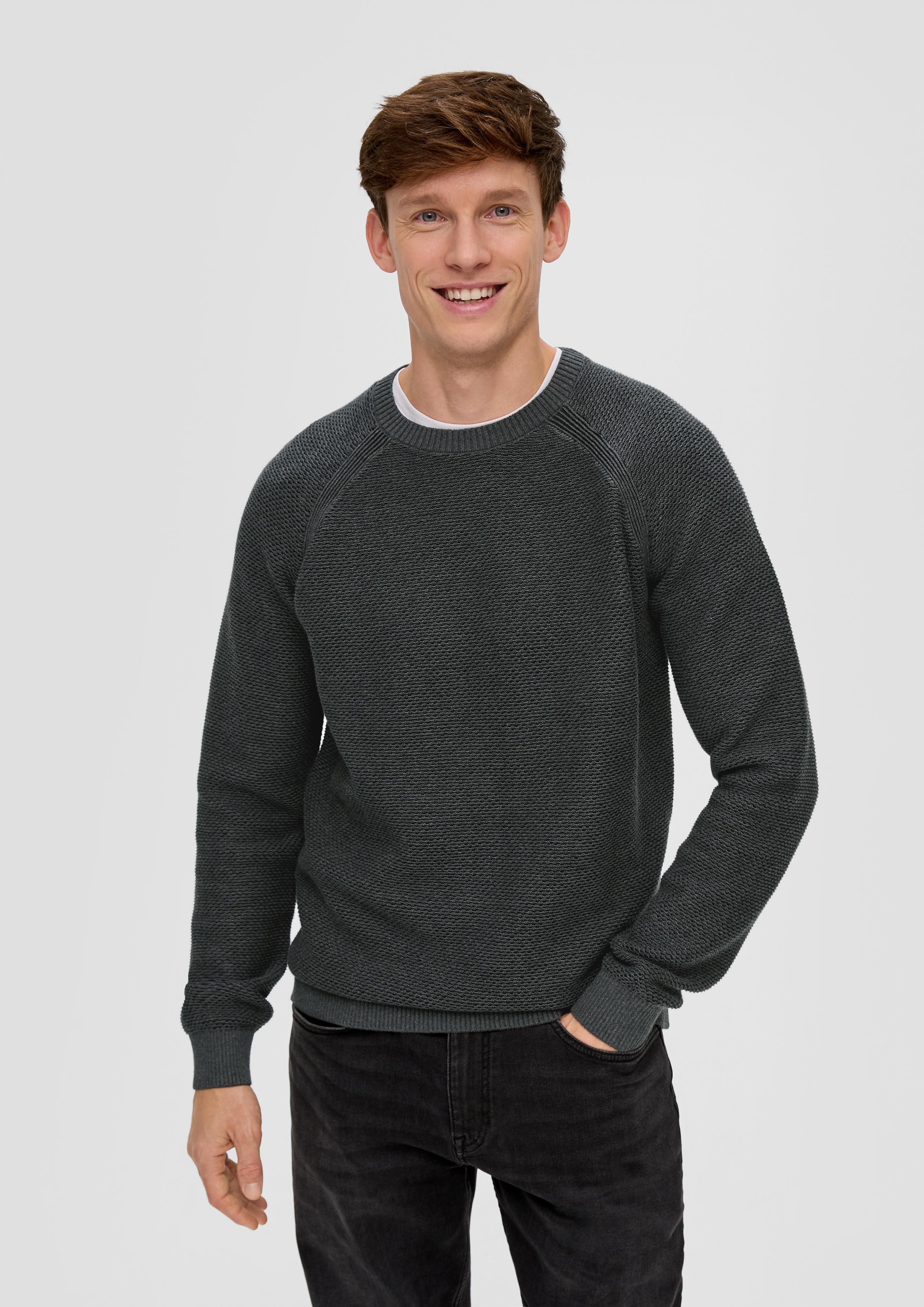 Strickpullover mit Crew Neck  2137410-98W4