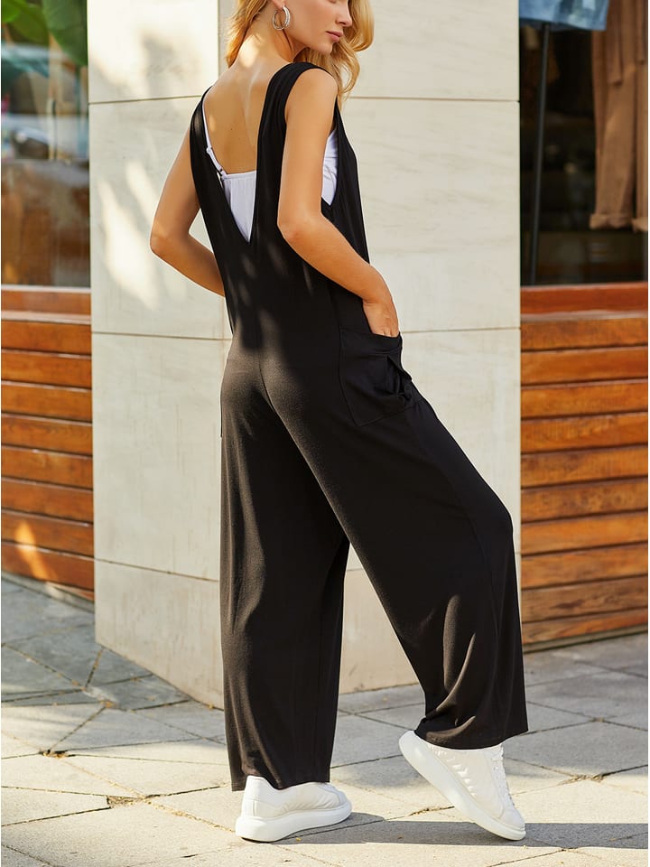 LA Angels Jumpsuit in Schwarz günstig kaufen