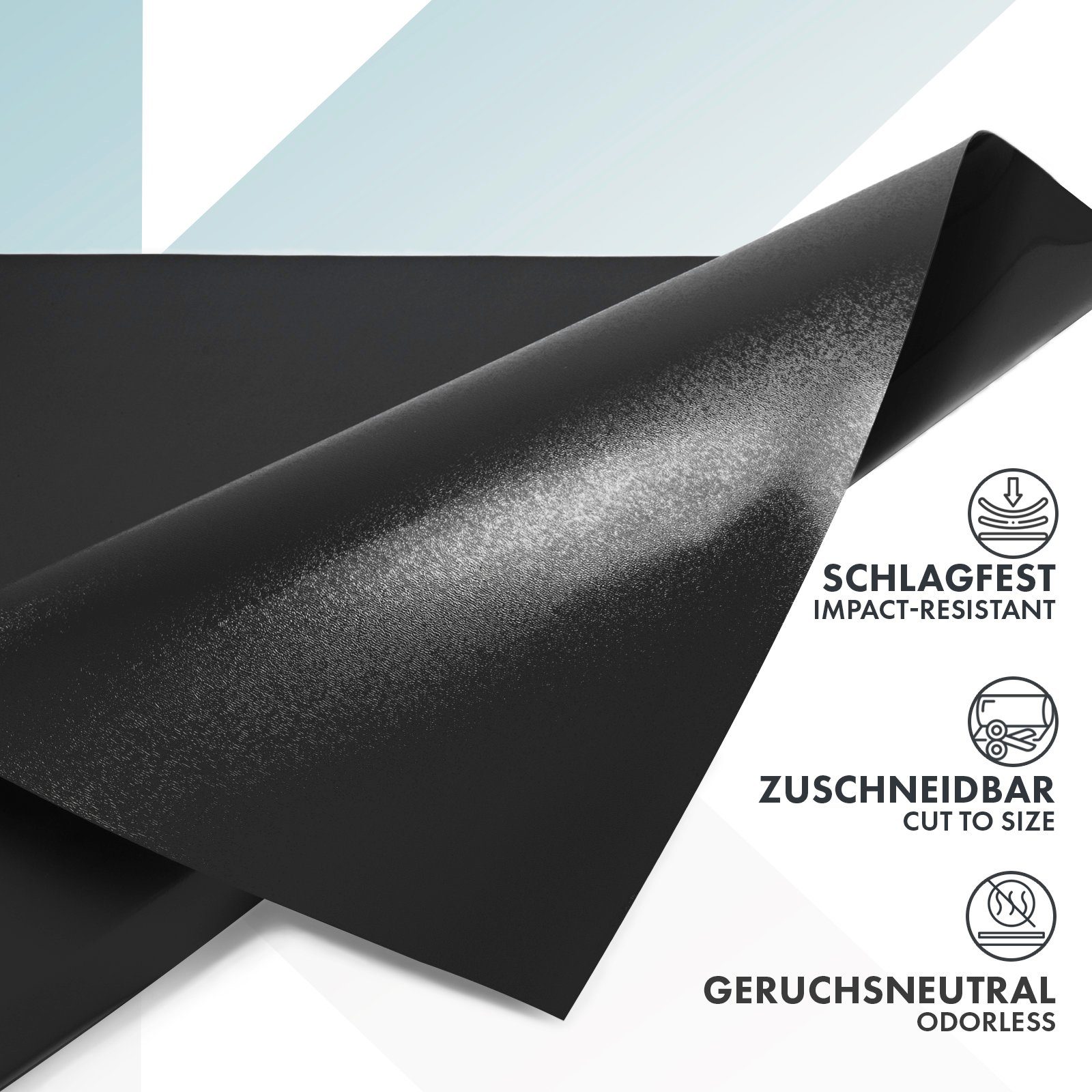 Karat Bodenschutzmatte Bodenschutzmatte für Hartböden Neo, Individueller Zuschnitt, In vielen Farben & Größen