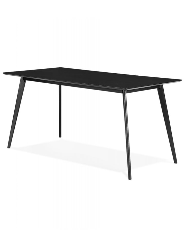 KADIMA DESIGN Designer Esstisch Barista | Moderner Schreibtisch für Büro in Schwarz günstig kaufen 180 x 90 x 75 cm