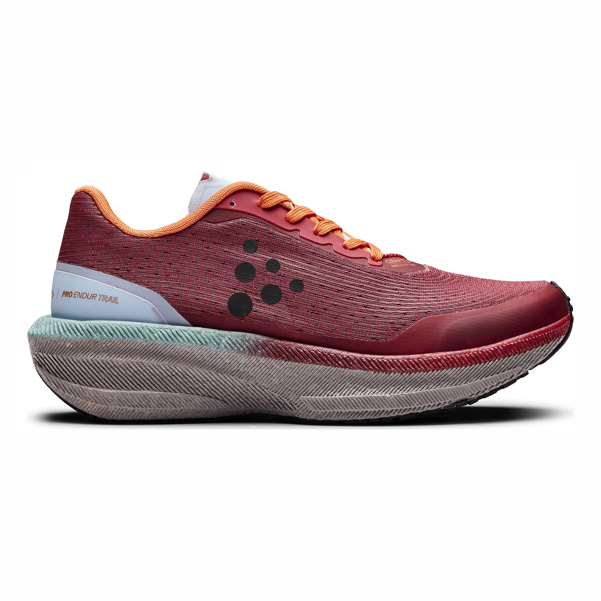 Endurance Trailschuh Damen - Rot, Hellblau