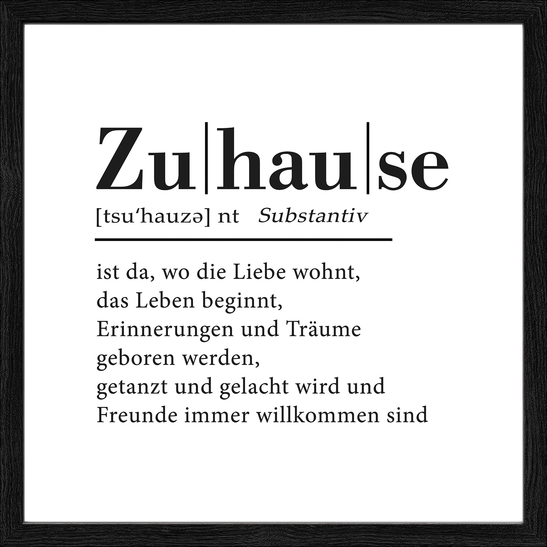 Pro ArtKunstdruck gerahmt 32,5x32,5cm
