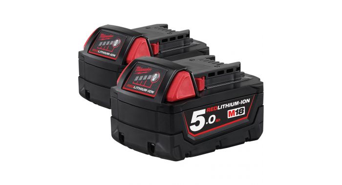 Príslušenstvo Milwaukee M18B5DUO M18 B5 Duopack - 2 x akumulátor 18 V 5,0 Ah Li-Ion