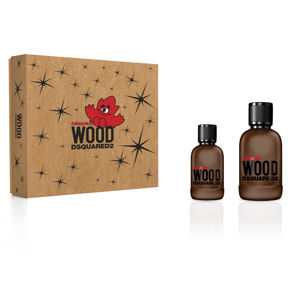 Dsquared2 Coffret DSQUARED2 Original WOOD 100ml +1 cadeau Coffret Eau de Parfum + 1 cadeau