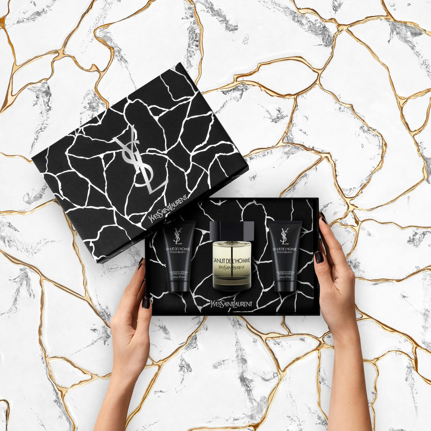 Yves St Laurent La Nuit de l'Homme Coffret Eau de Toilette 100 ml +2 Produits