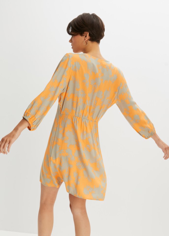 Webkleid mit Muster
