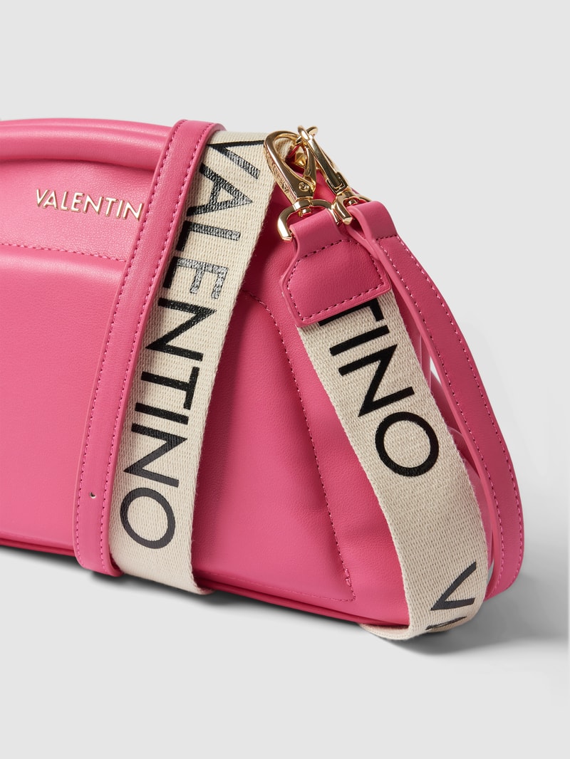 Handtasche mit Label-Detail Modell 'BIKINI' in pink
