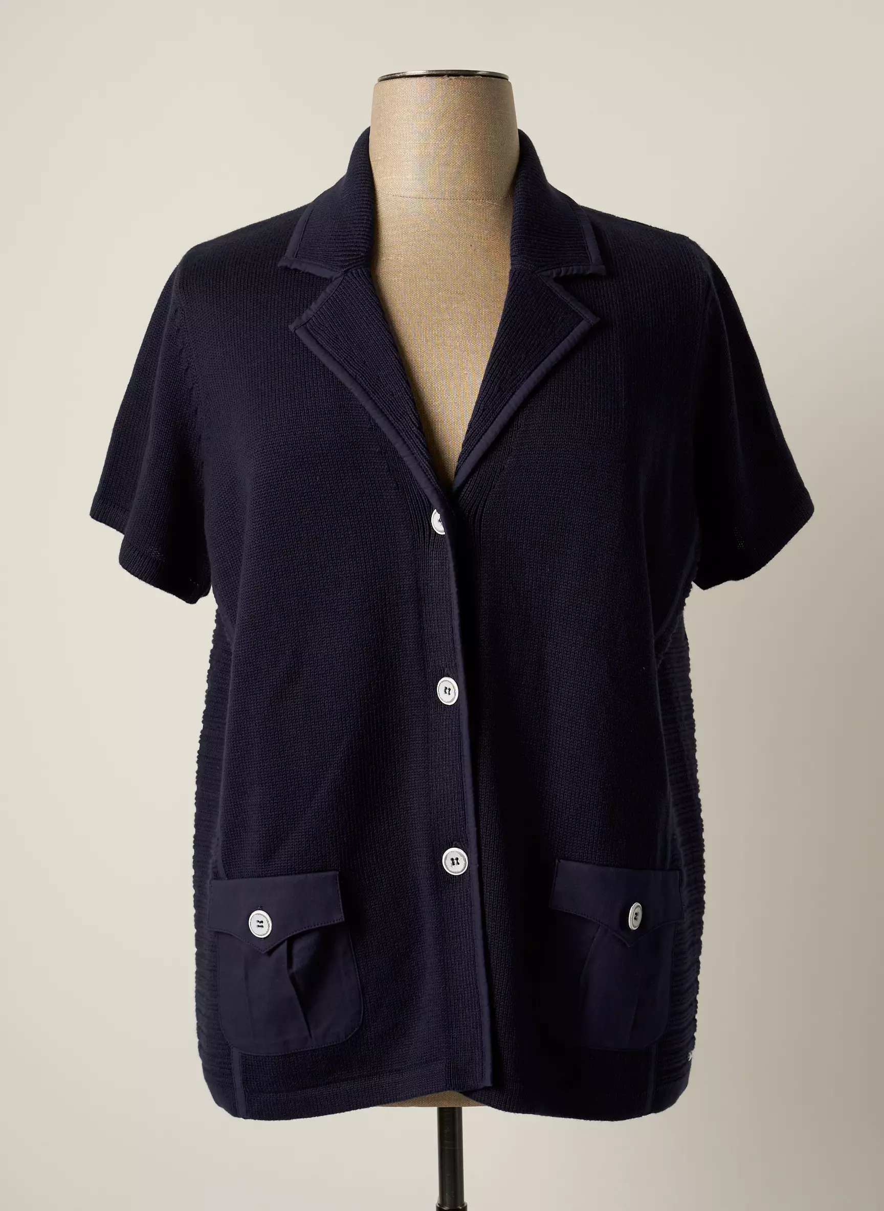 Rabe Gilets Manches Courtes Femme couleur bleu