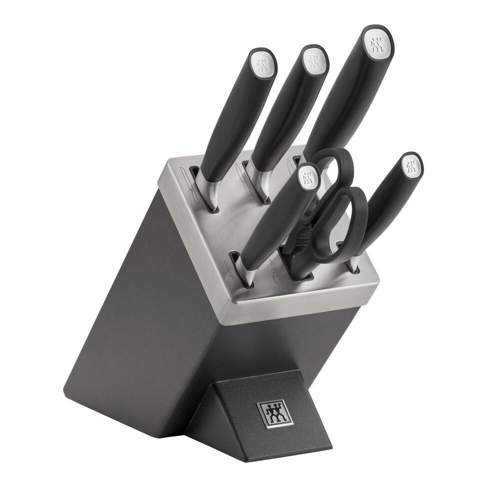 Messerblockset mit KiS Technologie 7-tlg, Anthrazit
