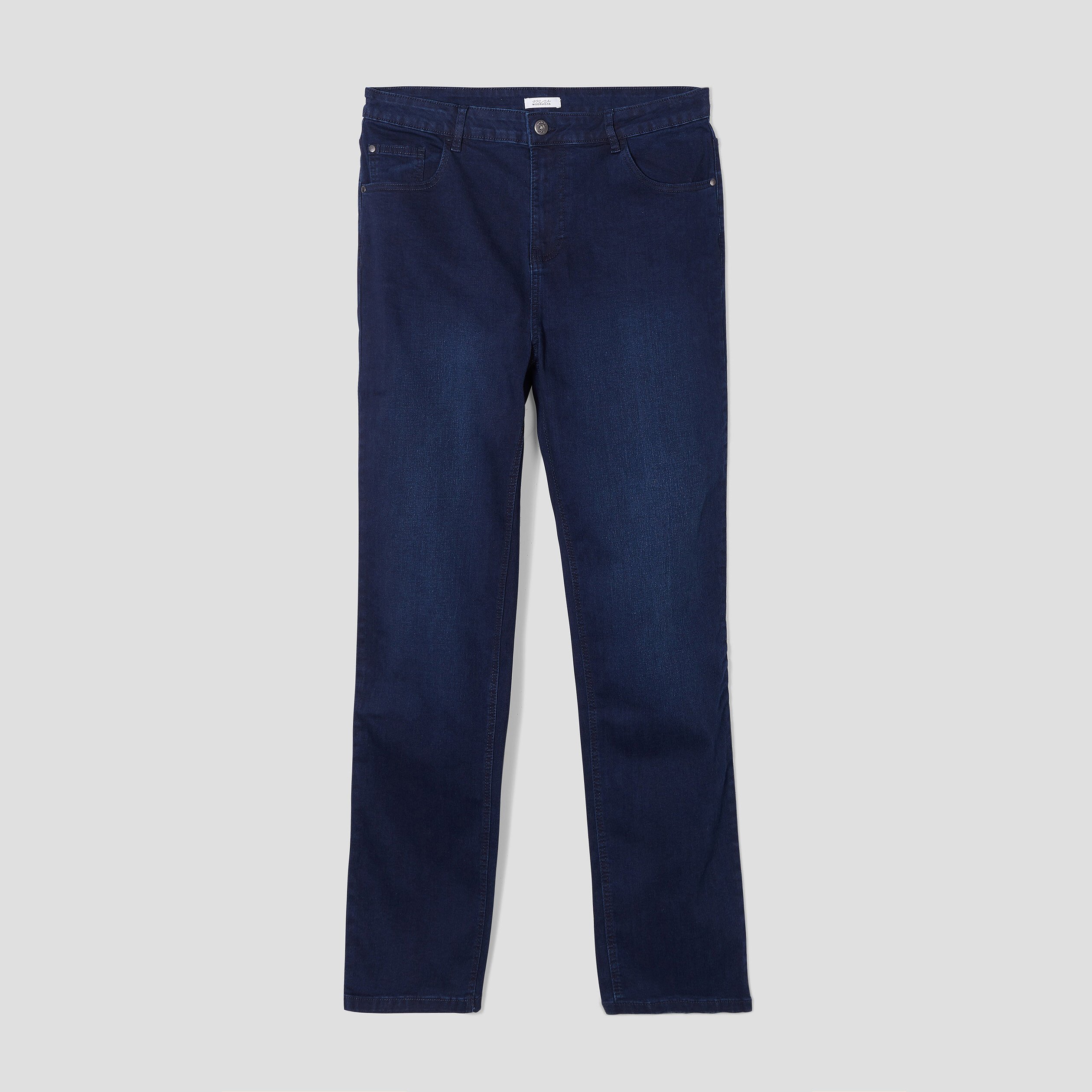 Jeans straight grande taille denim blue black femme grande taille | La Halle