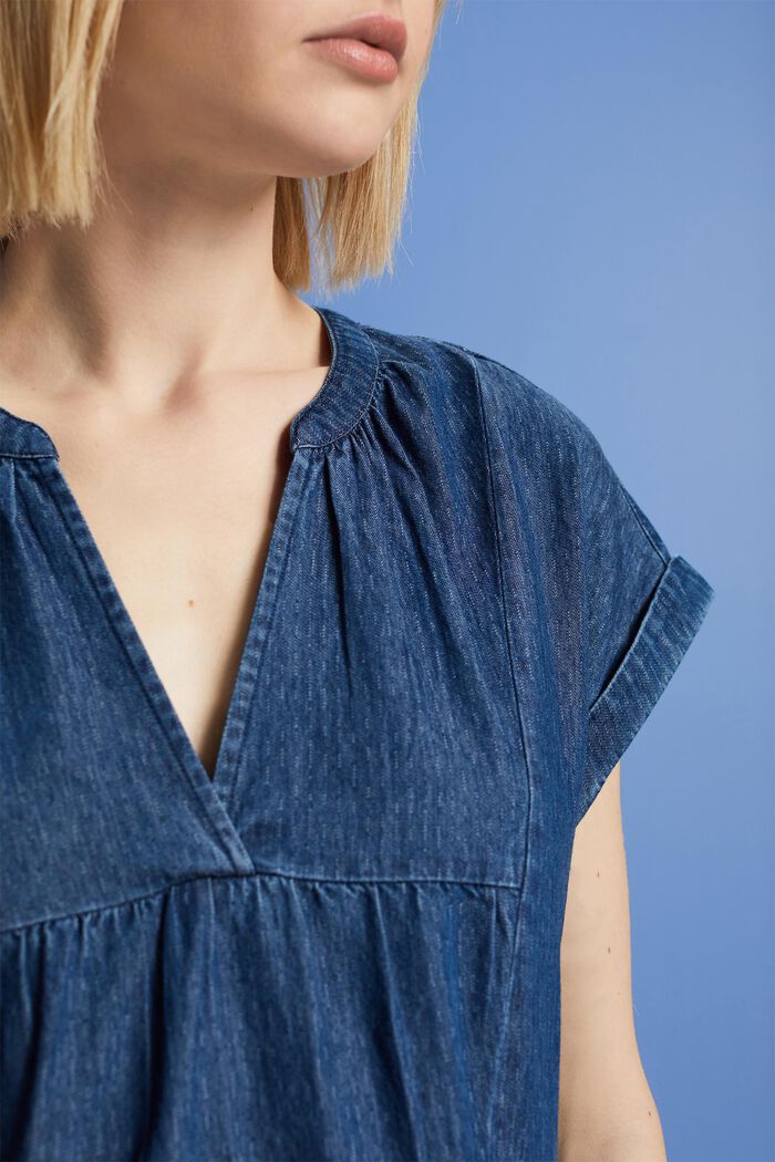Leichtes Jeanskleid, 100 % Baumwolle