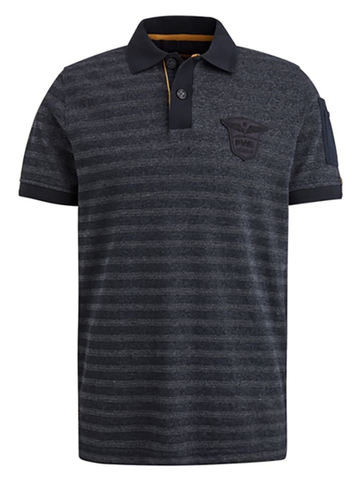 PME Legend Poloshirt in Anthrazit günstig kaufen