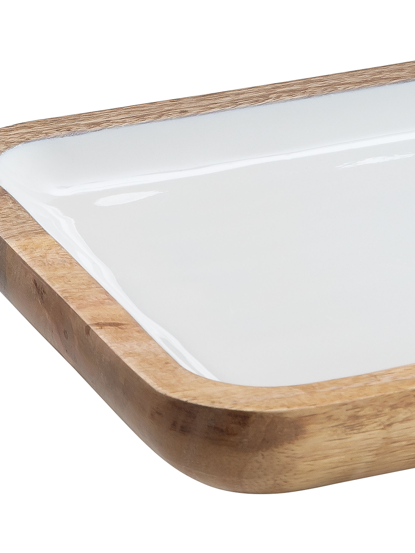 Keats Tablett, Natural/White