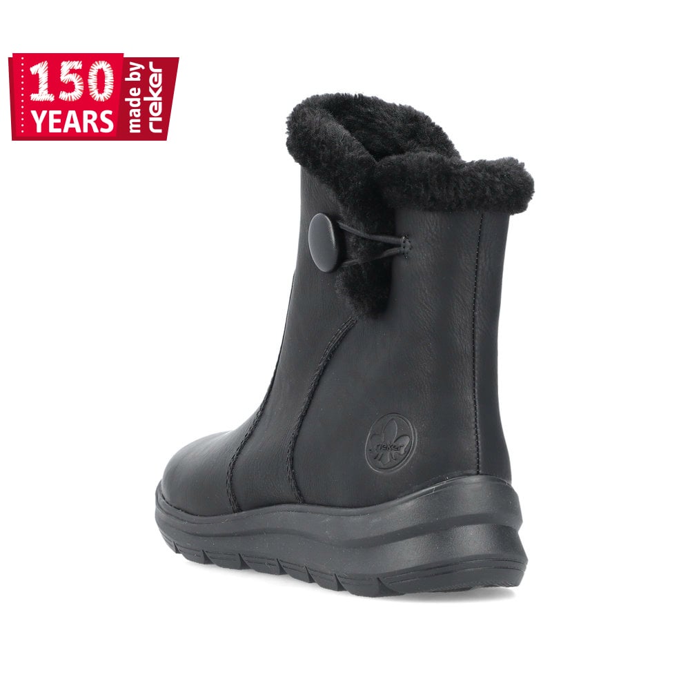 Rieker Damen Kurzstiefel tiefschwarz