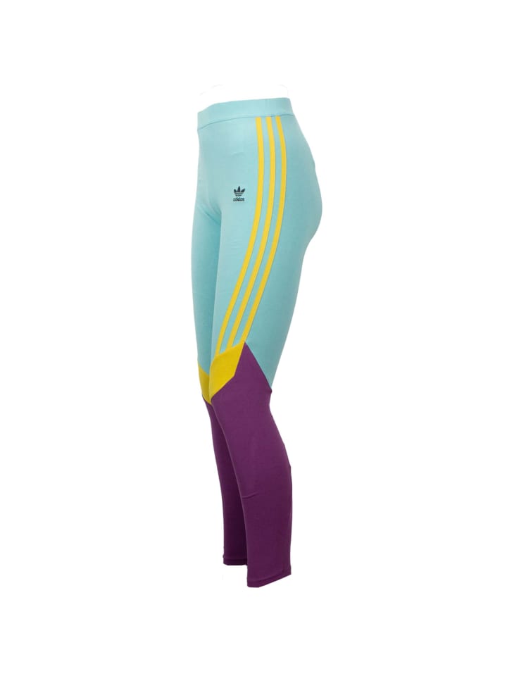 adidas Hose Hw Tights Trefoil Leggings in Blau günstig kaufen 34