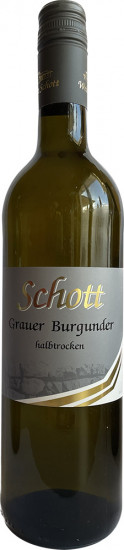 2022 Grauber Burgunder halbtrocken - Weingut Schott