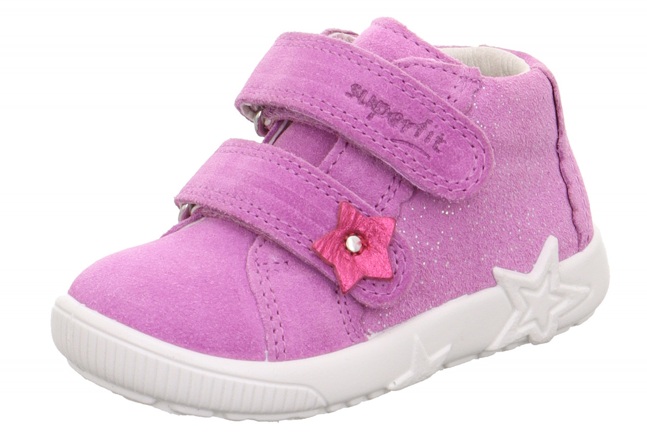 STARLIGHT - LilaSneaker low mit Klettverschluss