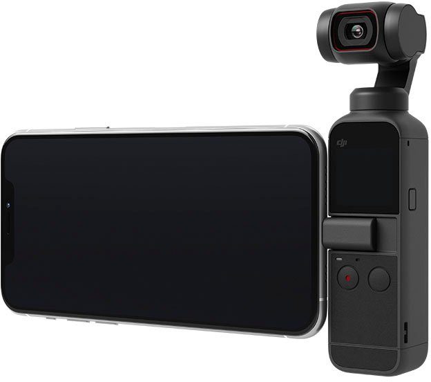DJI Pocket 2 Creator Combo Gimbal (1/1.7” CMOS, Zeitraffer, Slow Motion, 8x Zoom, Livestreaming)