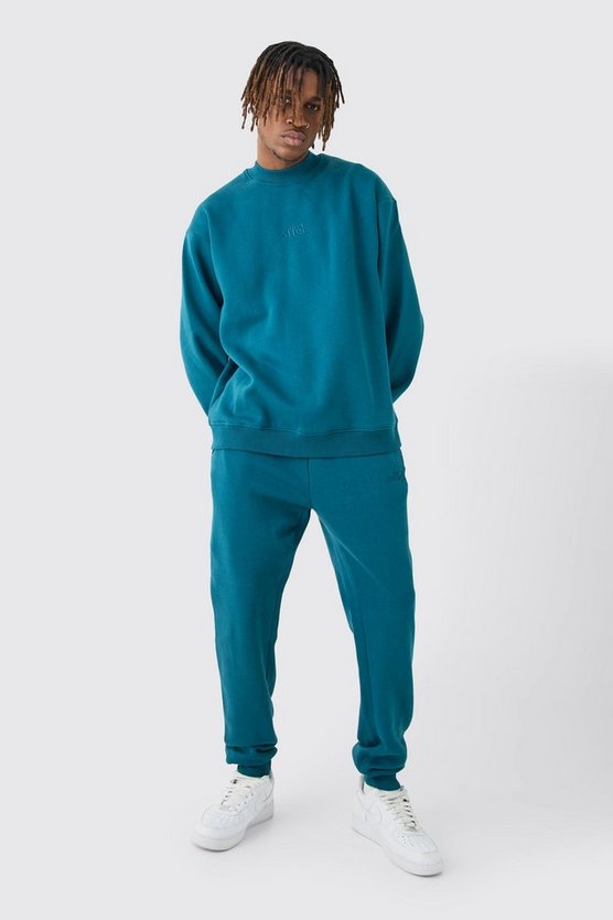 Tall Offcl Oversized Extended Neck Sweatshirt Tracksuit