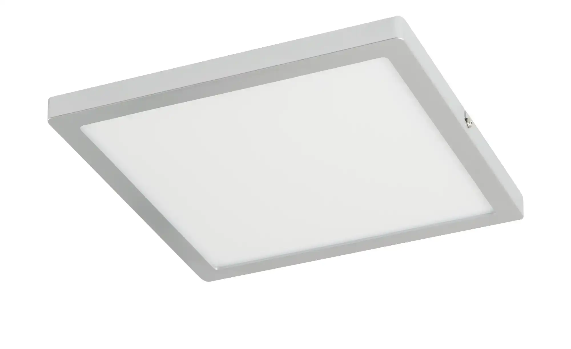 LED-Panel, chrom-matt, eckig