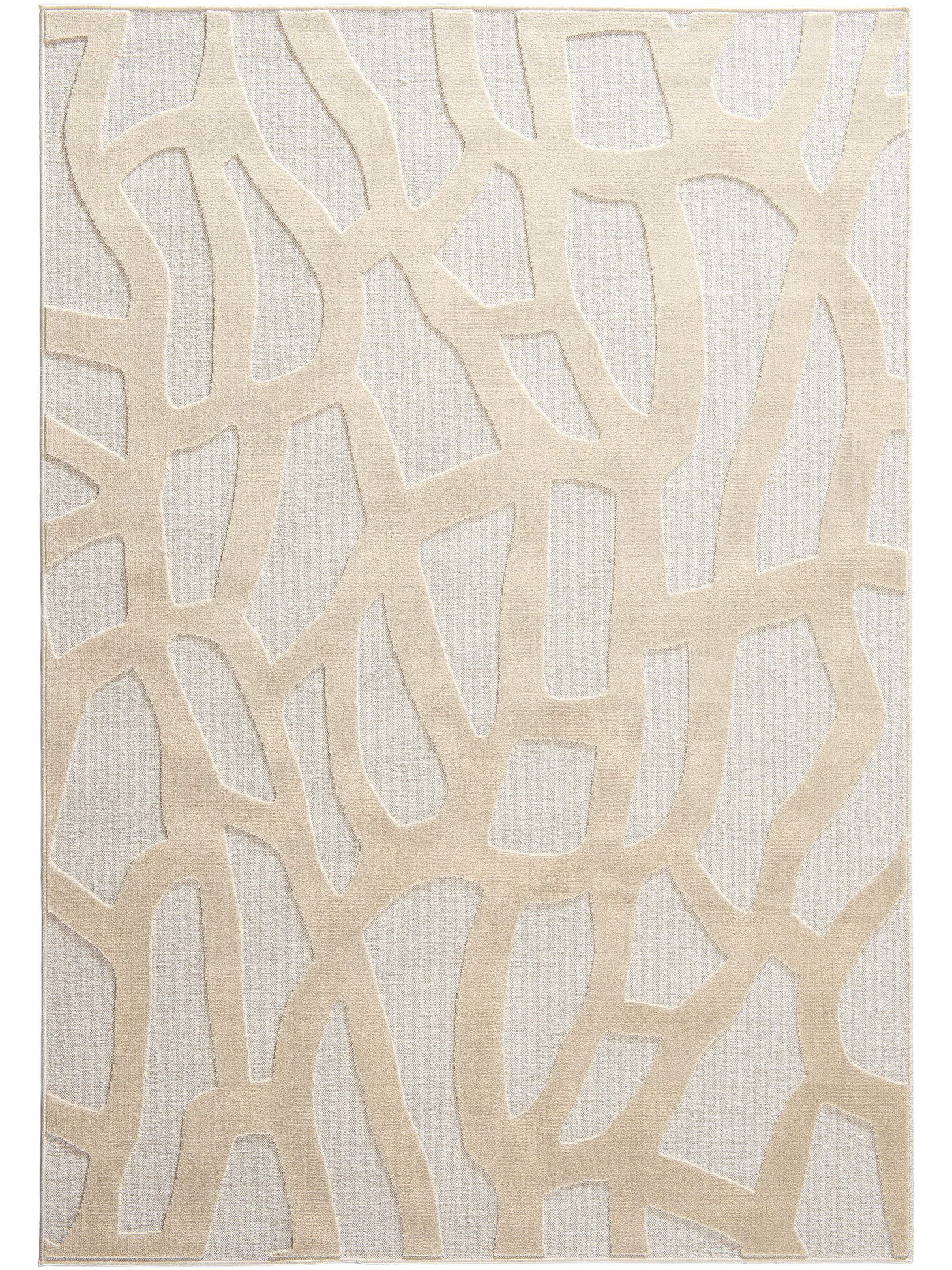 Oriana Moderner Teppich, Creme