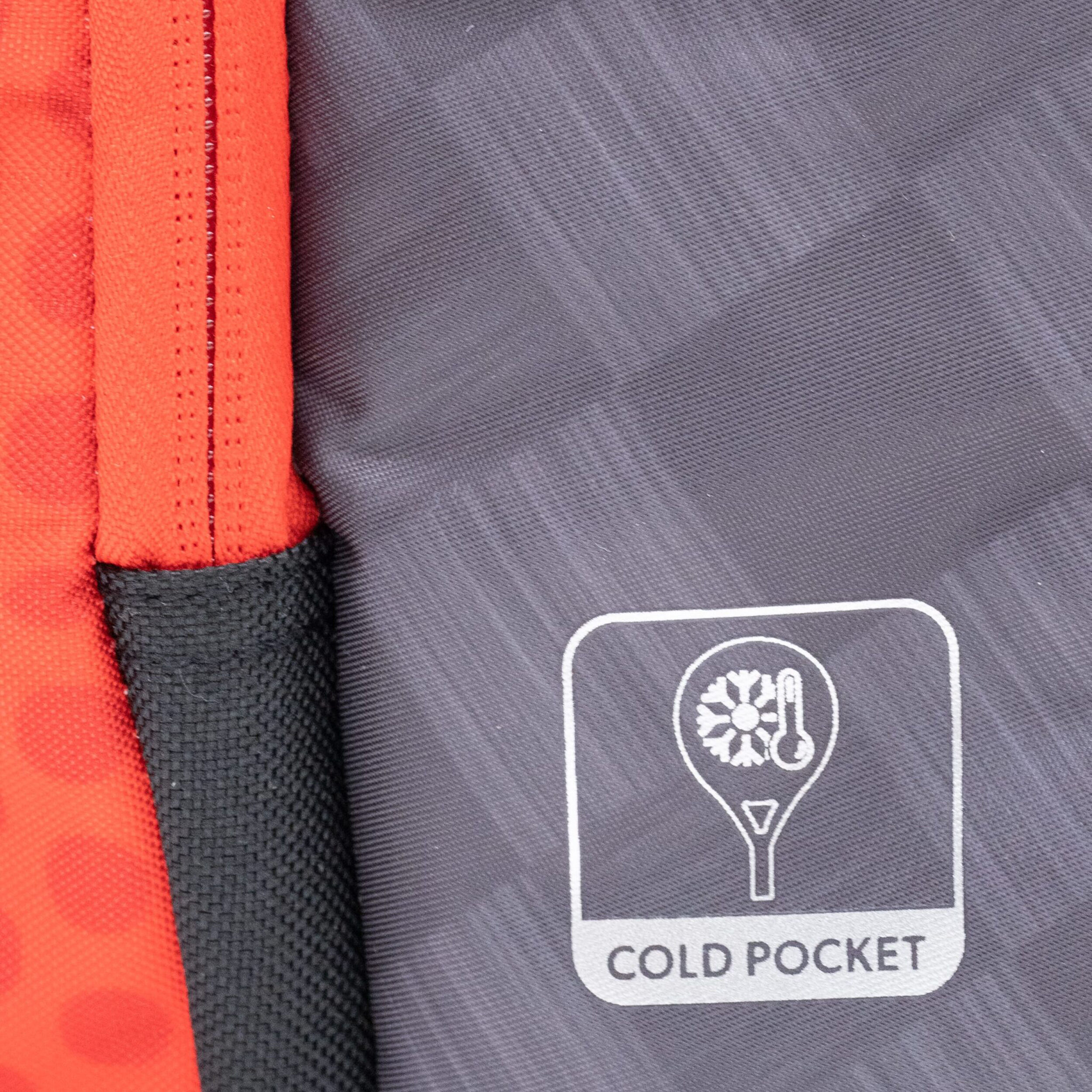 Blaidd Padelschlägertasche - Rot, Schwarz