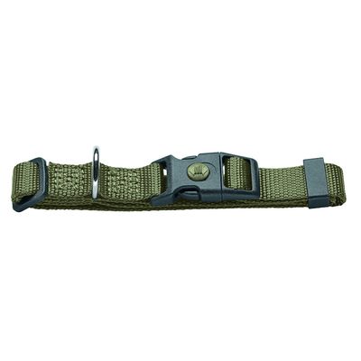 HUNTER Set: Halsband London + Führleine London, olivgrün