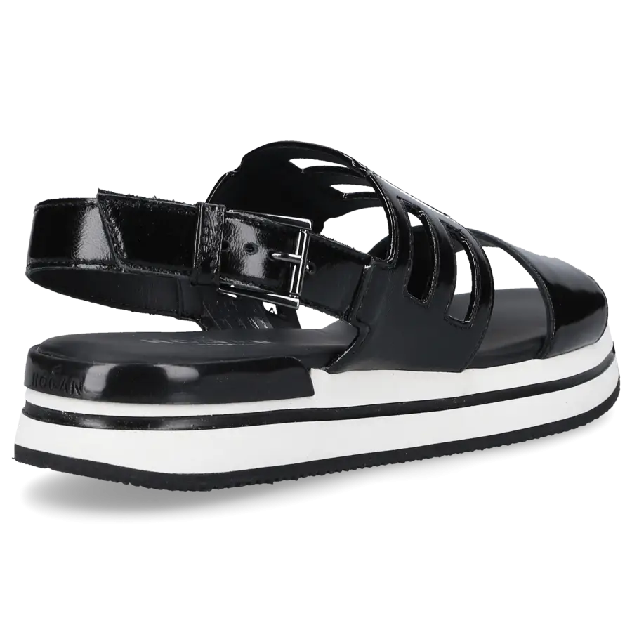 Hogan - Sandalen H257 Kalbsleder - schwarz