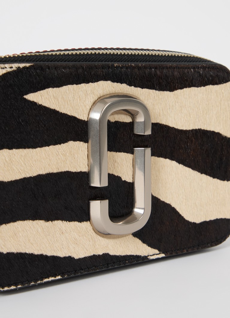 Marc Jacobs The Snapshot teļādas plecu soma ar dzīvnieku apdruku