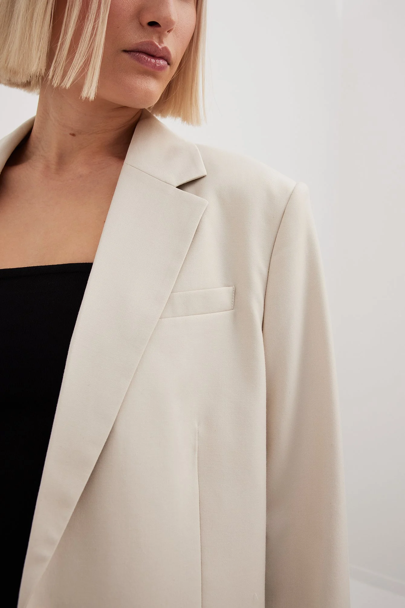 Oversize-Blazer mit taillierter Passform