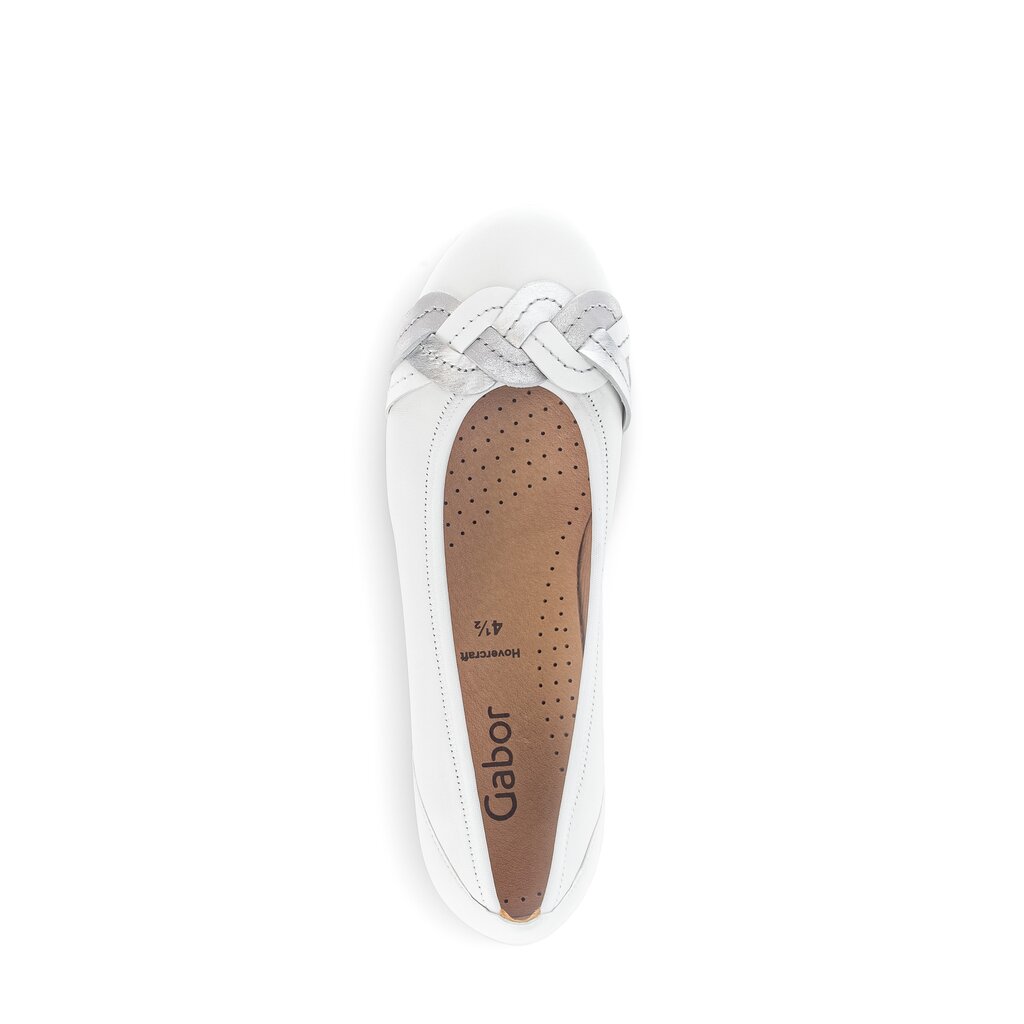 Gabor fashion Sportliche Ballerina weiß