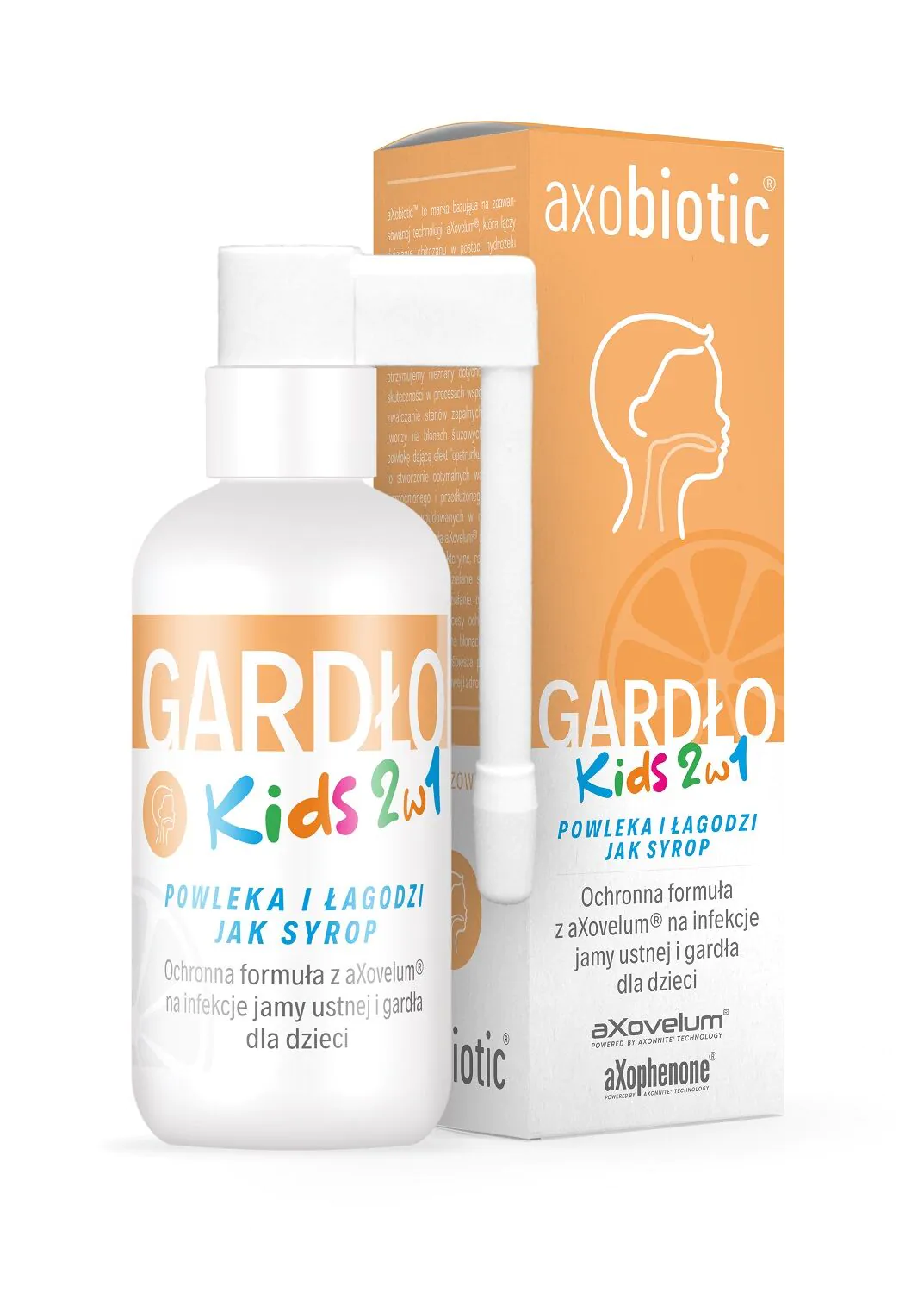 Axobiotic Hals Børn 2 i 1 Halsspray