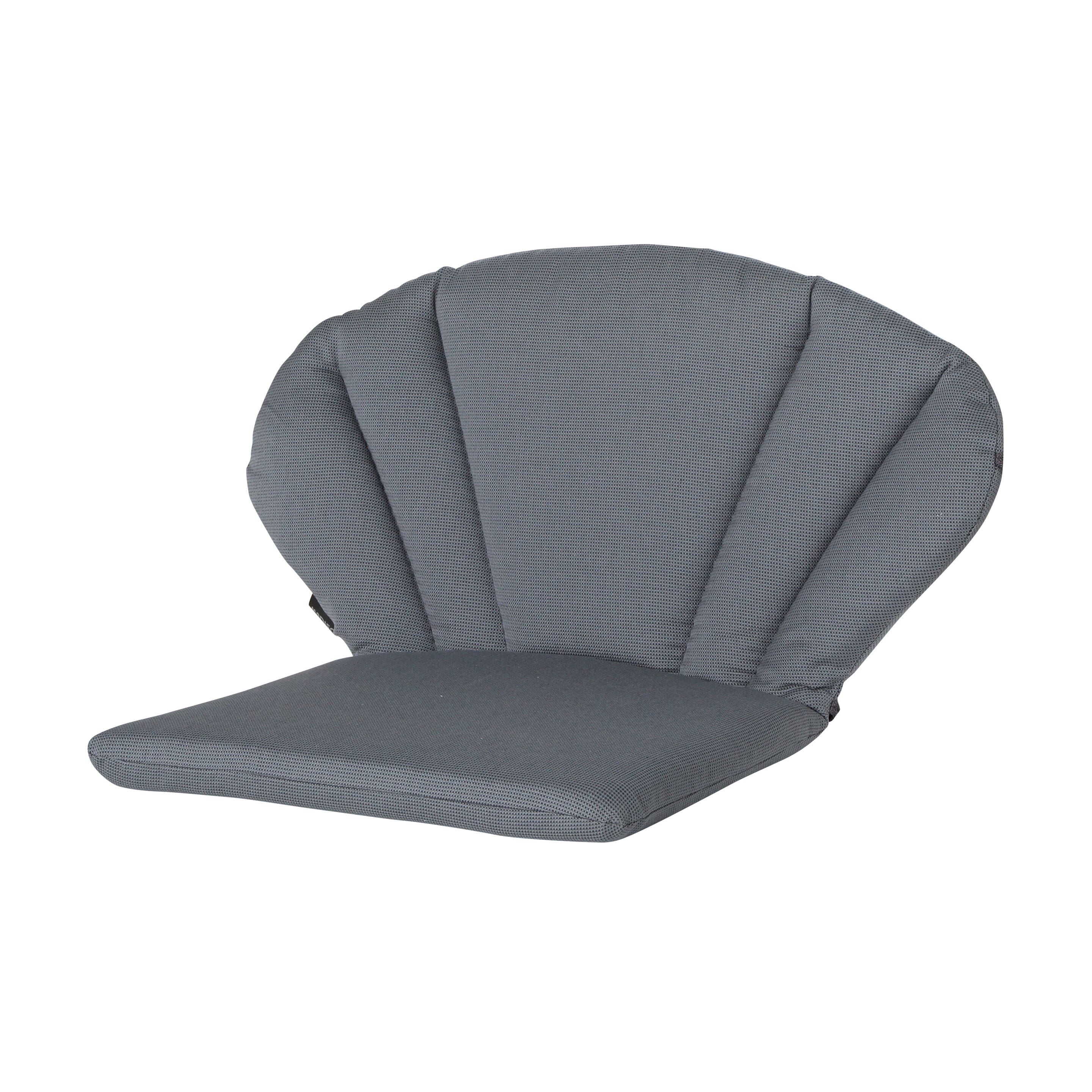 Madison Elegance Stuhlkissen – Rippengrau – 91 x 70 – Grau