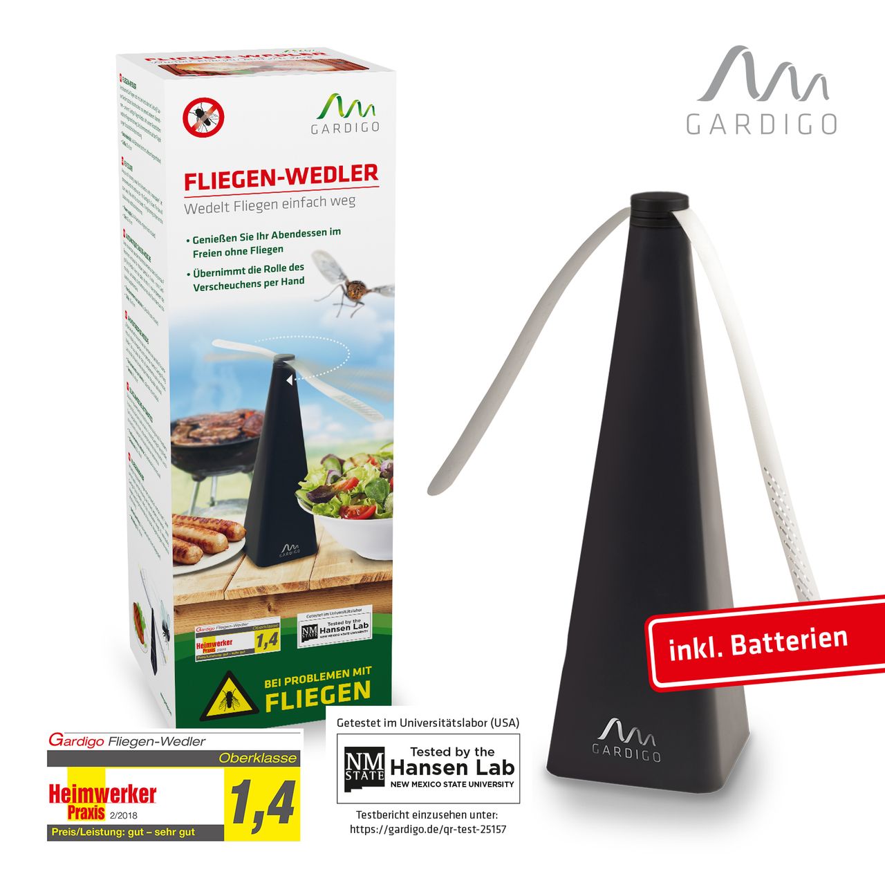Tevigo Gardigo Fliegen-Wedler inkl. Batterie