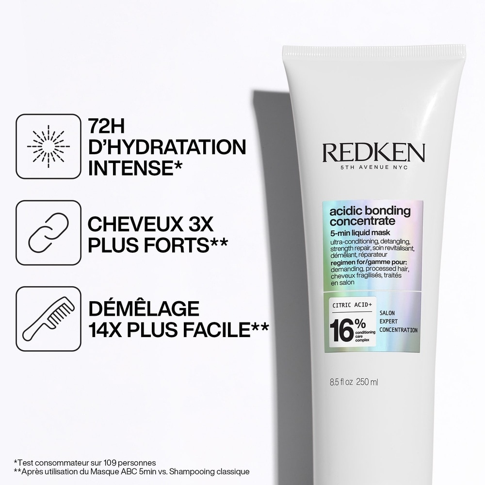 Redken Acidic Bonding Concentrate Masque réparateur 5 min concentré en soin bonding