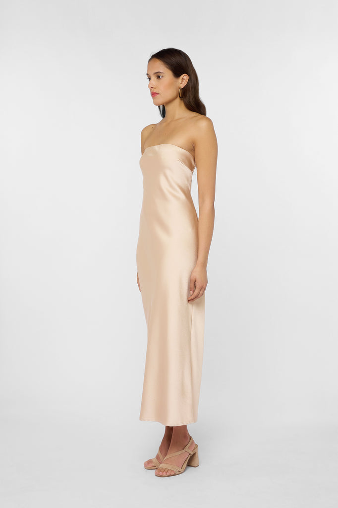 Robe bustier Belle Satin