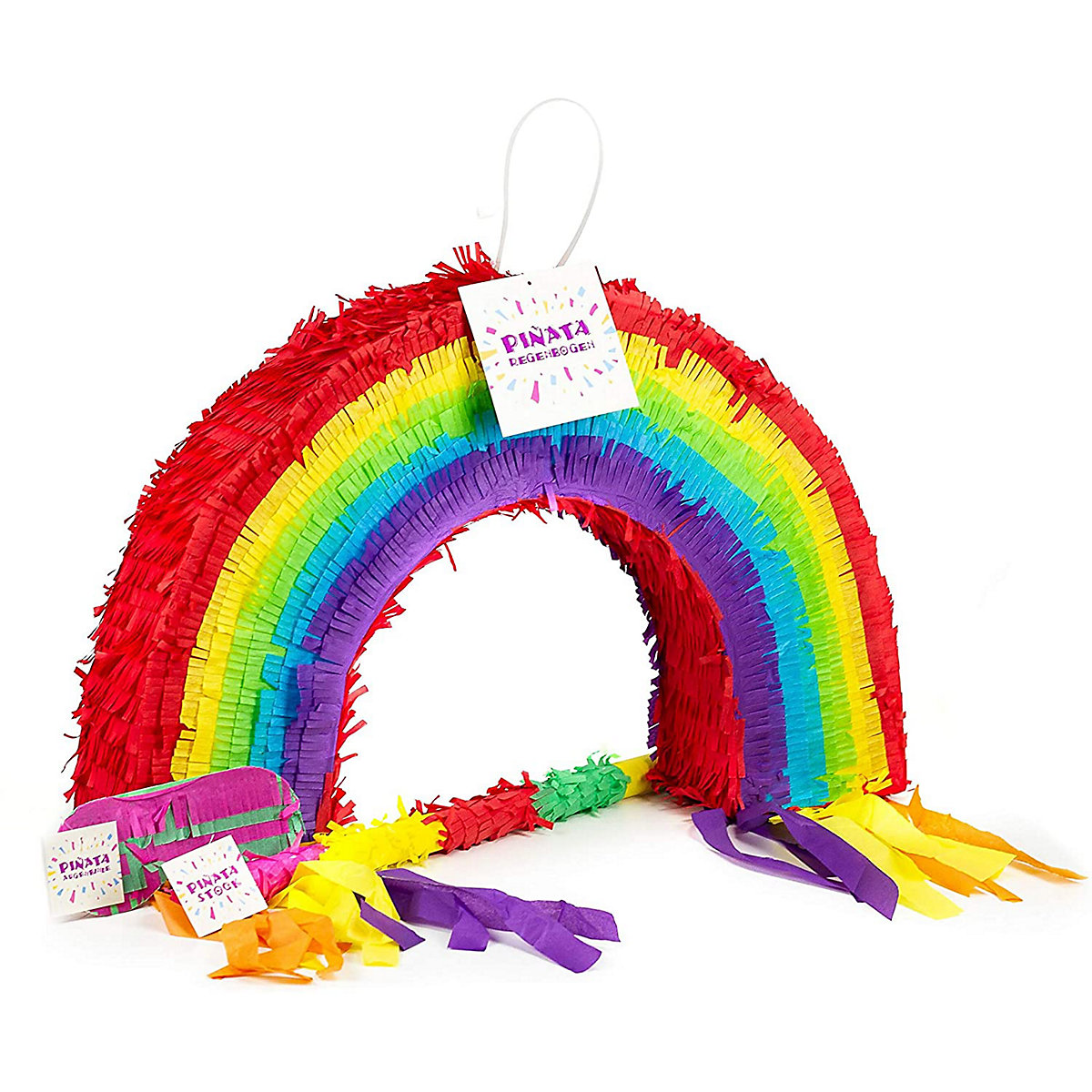 Pinata Regenbogen Set