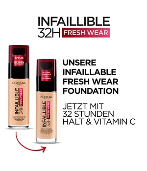 L'Oréal Paris Infaillible 32H Fresh Wear Flüssige Foundation-30 ml