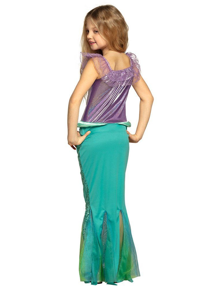 Boland Kostüm Meerjungfrau Prinzessin, Mermaid-Kleid für glitzernd-glänzende Unterwasser-Damen