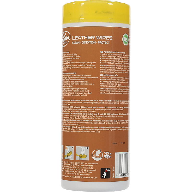 Turtle Wipes leather Turtle Wax