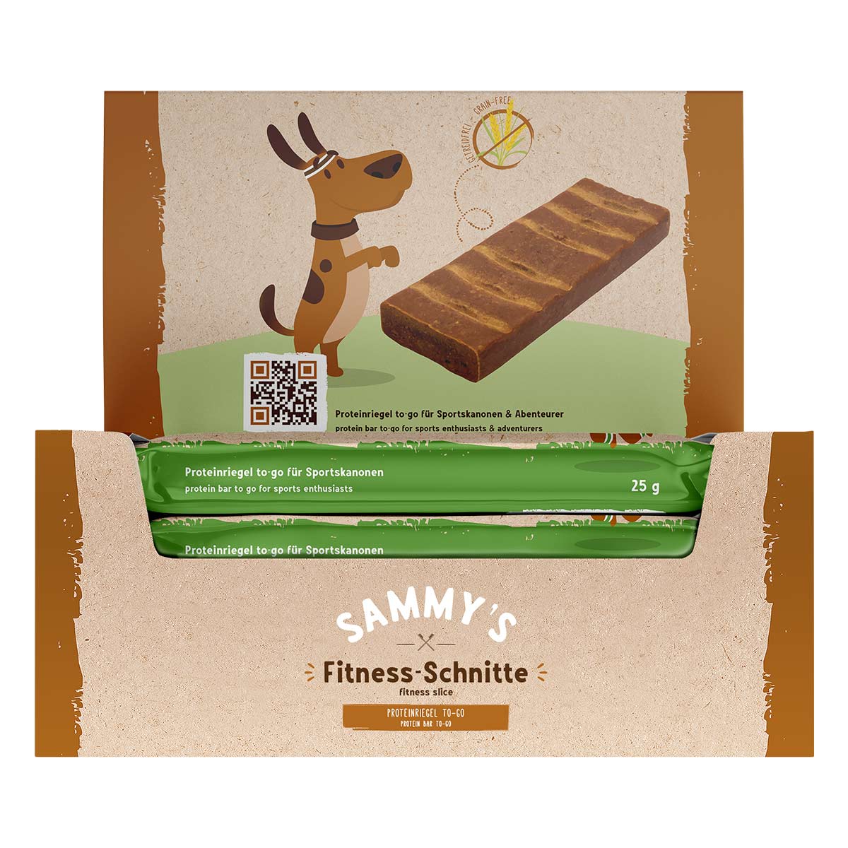 Sammy´s Fitness-Schnitte mit Äpfel & Blaubeeren bei ZooRoyal
